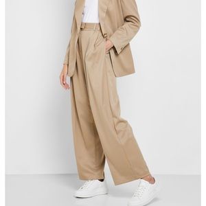 Top Shop Wide Leg Striped Pants SZ 10